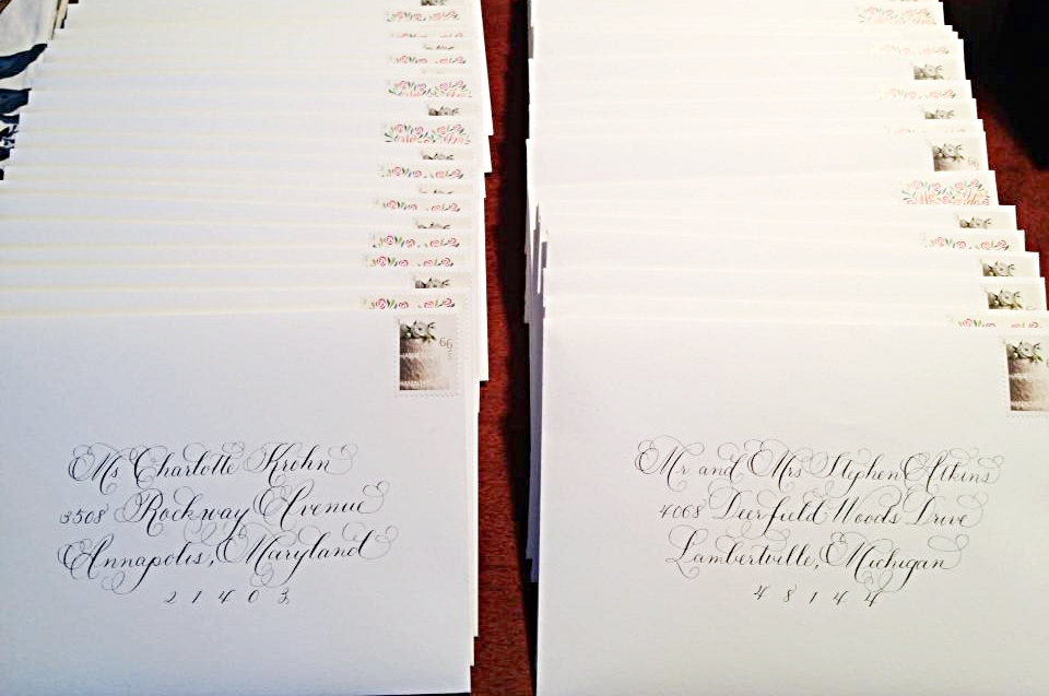 Photo credit: Risa Weaver-EnionCalligraphy by Laura Hooper