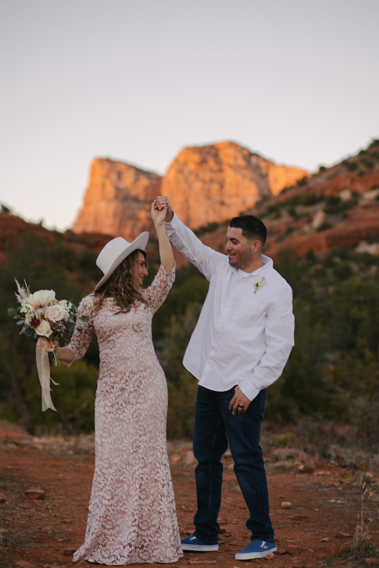 On the day of your elopement reception, try to be relaxed and have fun. Photo by Audrey Walsh via Pexels