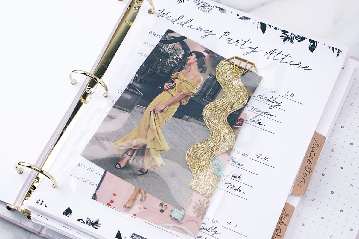 6 Steps to DIY a Personalized Wedding Binder