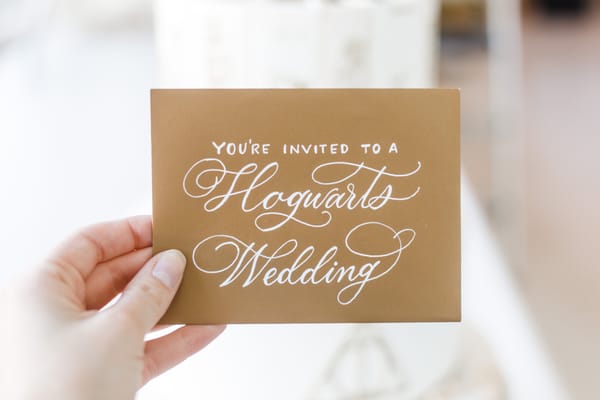 Harry Potter-Themed Wedding Shoot