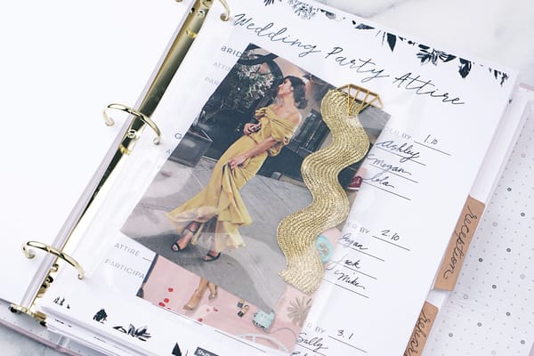 6 Steps to DIY a Personalized Wedding Binder